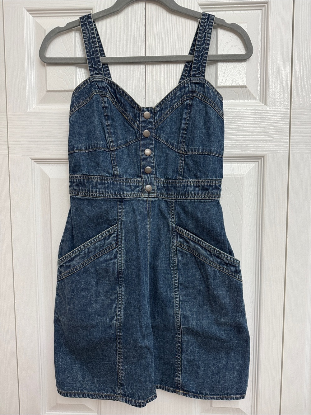Denim Mini Sundress Sz Small